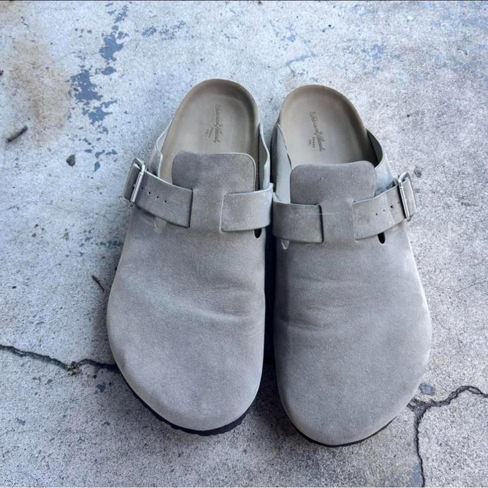 Classic Taupe Birkenstock Clogs Like